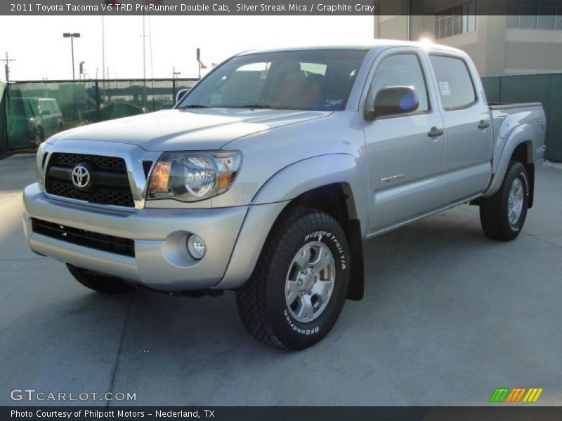Front 3/4 View of 2011 Tacoma V6 TRD PreRunner Double Cab
