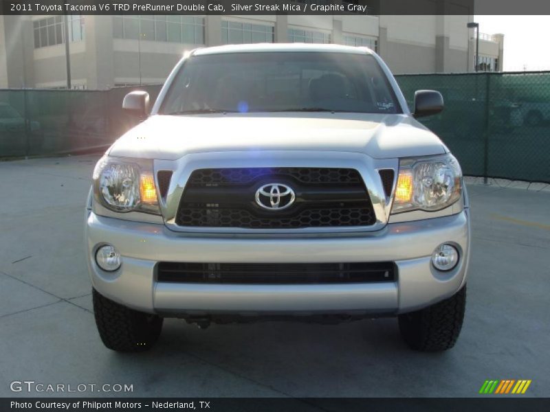 Silver Streak Mica / Graphite Gray 2011 Toyota Tacoma V6 TRD PreRunner Double Cab