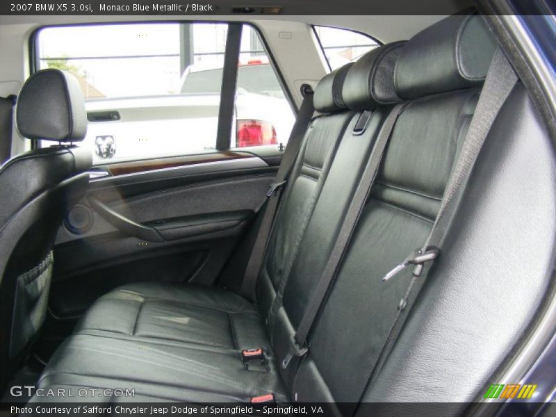 Monaco Blue Metallic / Black 2007 BMW X5 3.0si