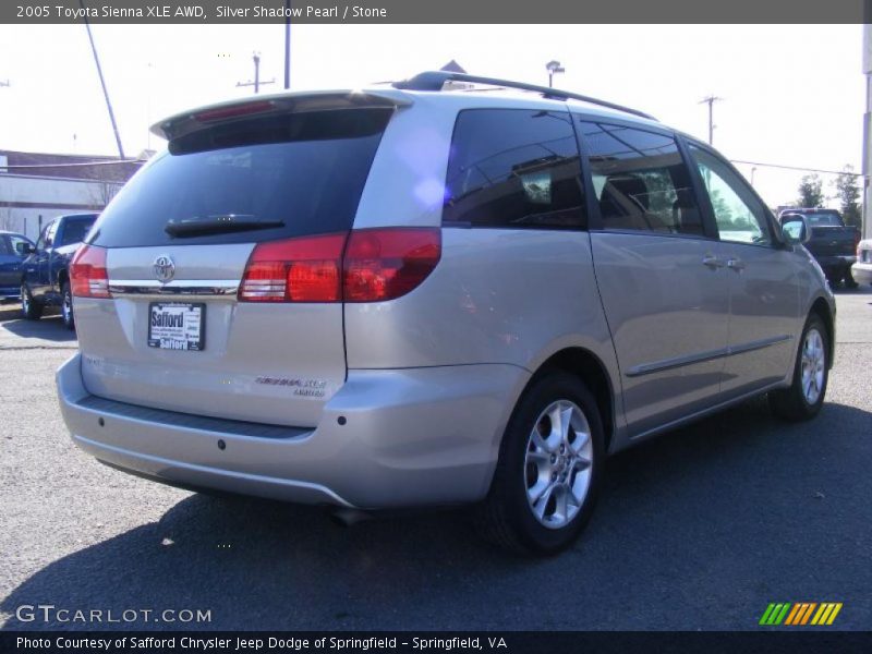 Silver Shadow Pearl / Stone 2005 Toyota Sienna XLE AWD