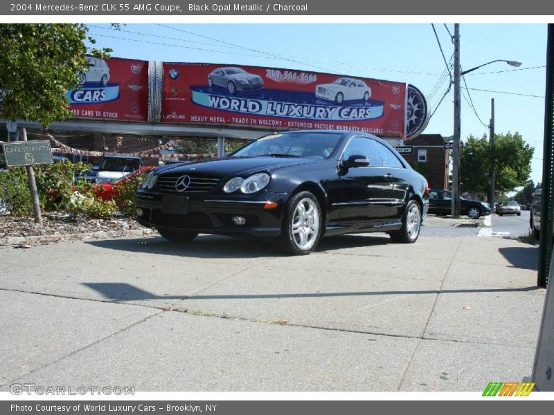 Black Opal Metallic / Charcoal 2004 Mercedes-Benz CLK 55 AMG Coupe