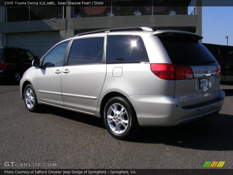 Silver Shadow Pearl / Stone 2005 Toyota Sienna XLE AWD