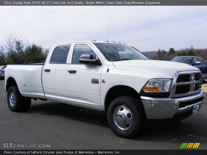  2011 Ram 3500 HD ST Crew Cab 4x4 Dually Bright White