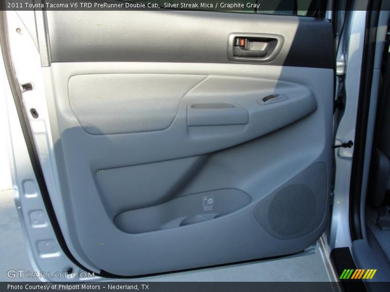 Silver Streak Mica / Graphite Gray 2011 Toyota Tacoma V6 TRD PreRunner Double Cab