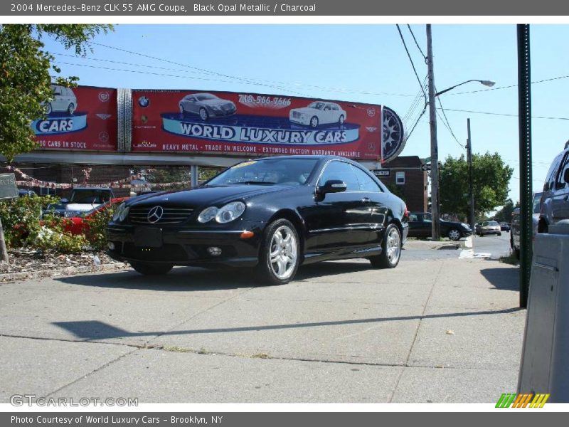 Black Opal Metallic / Charcoal 2004 Mercedes-Benz CLK 55 AMG Coupe