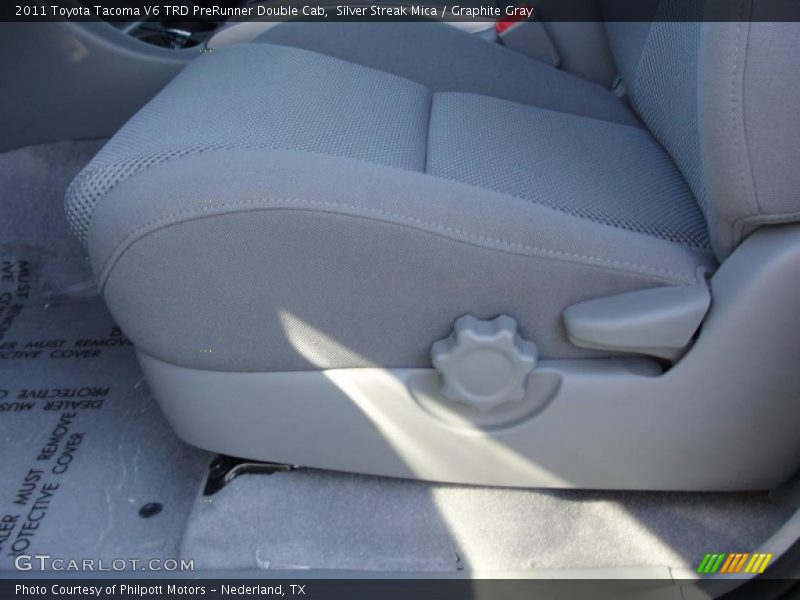 Silver Streak Mica / Graphite Gray 2011 Toyota Tacoma V6 TRD PreRunner Double Cab