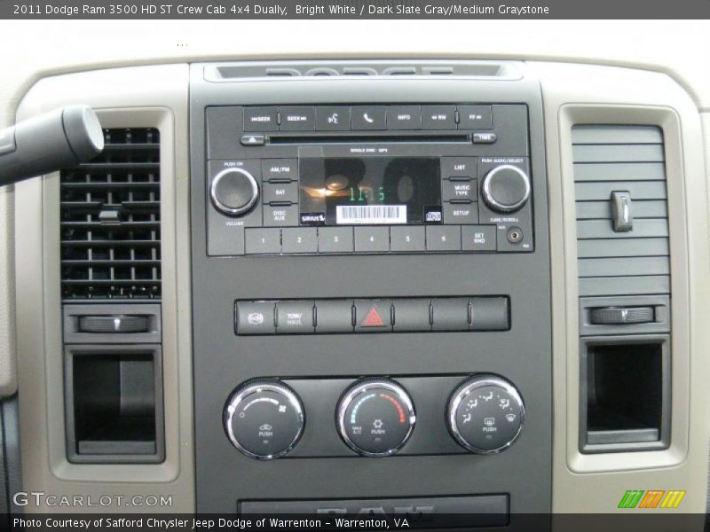 Bright White / Dark Slate Gray/Medium Graystone 2011 Dodge Ram 3500 HD ST Crew Cab 4x4 Dually