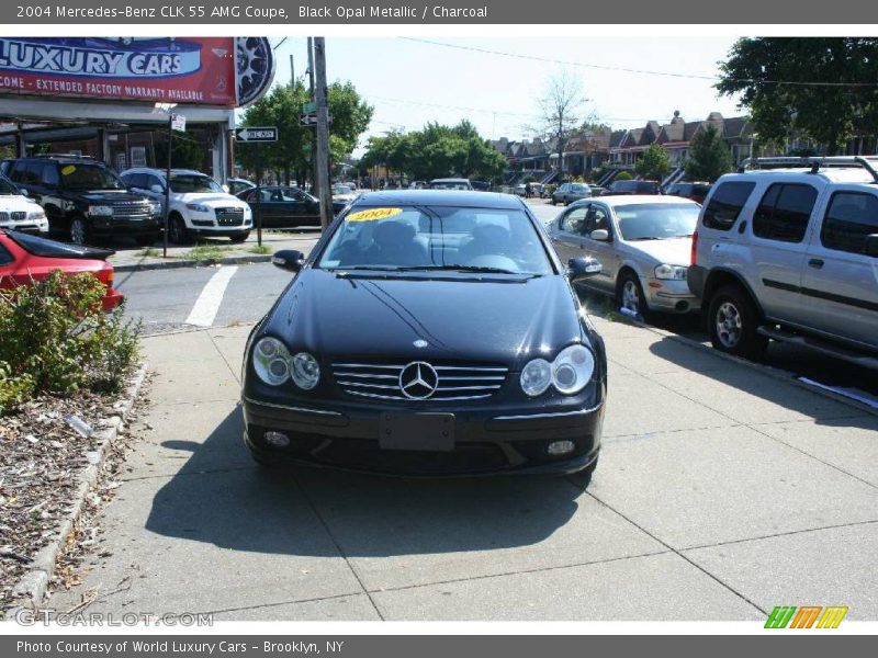 Black Opal Metallic / Charcoal 2004 Mercedes-Benz CLK 55 AMG Coupe