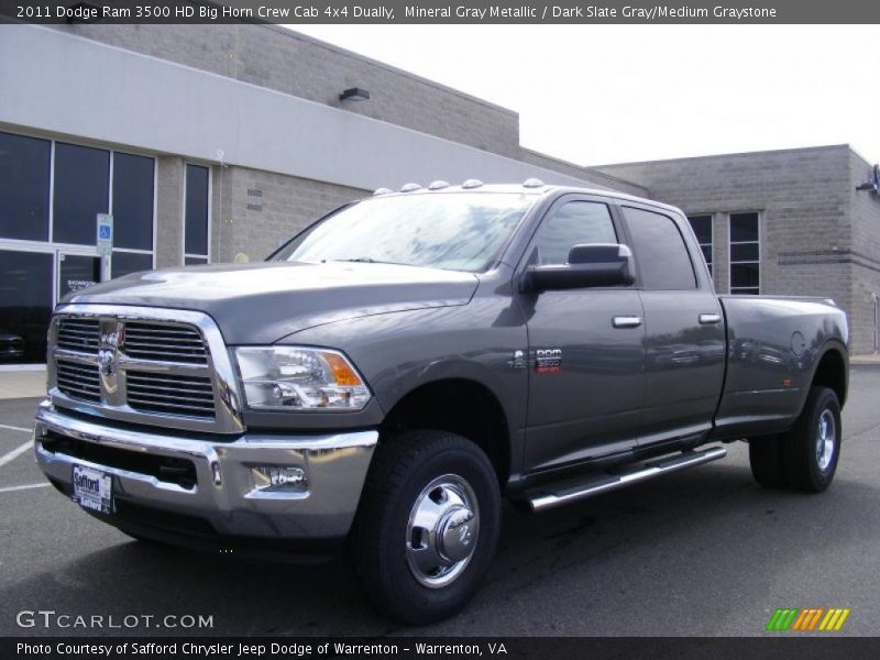 Front 3/4 View of 2011 Ram 3500 HD Big Horn Crew Cab 4x4 Dually