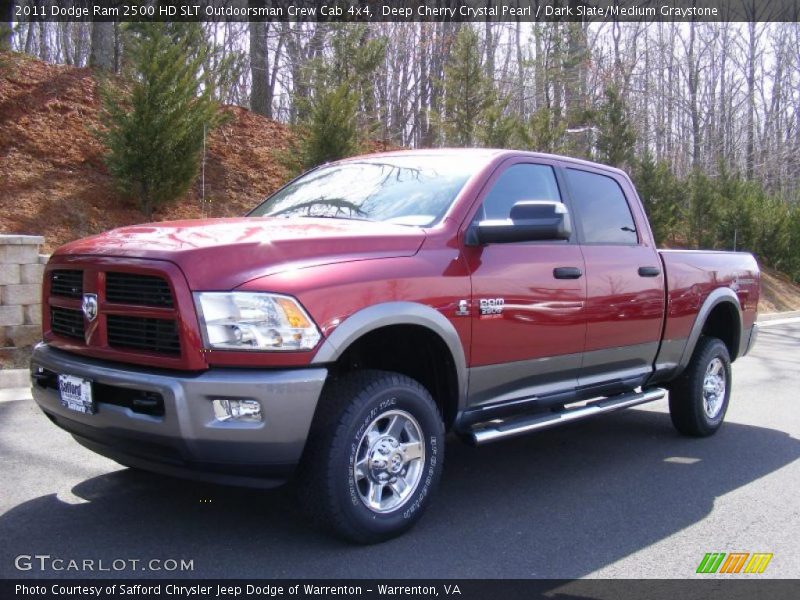 Front 3/4 View of 2011 Ram 2500 HD SLT Outdoorsman Crew Cab 4x4