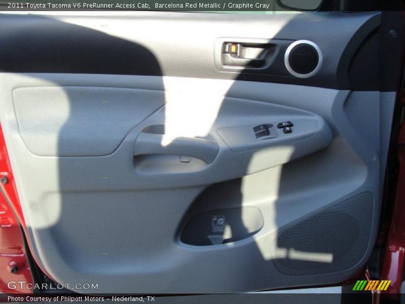 Barcelona Red Metallic / Graphite Gray 2011 Toyota Tacoma V6 PreRunner Access Cab