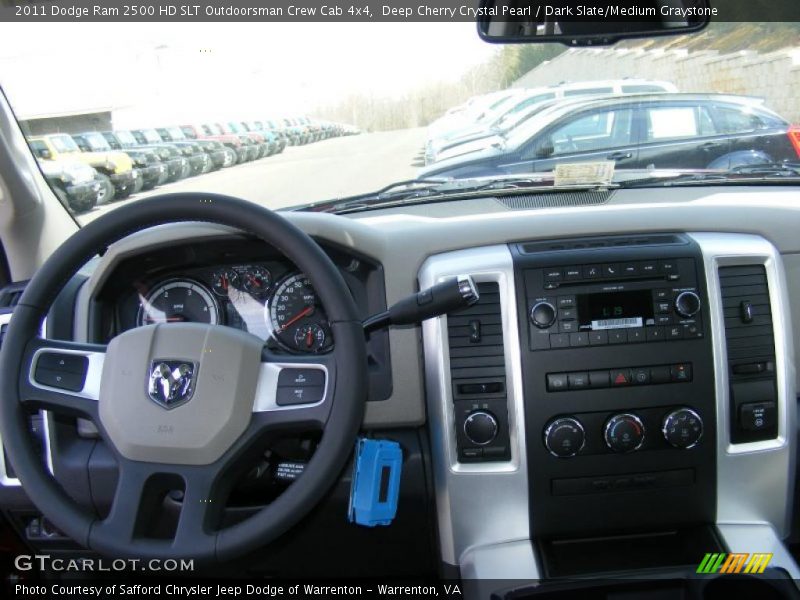 Deep Cherry Crystal Pearl / Dark Slate/Medium Graystone 2011 Dodge Ram 2500 HD SLT Outdoorsman Crew Cab 4x4