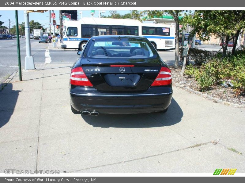 Black Opal Metallic / Charcoal 2004 Mercedes-Benz CLK 55 AMG Coupe