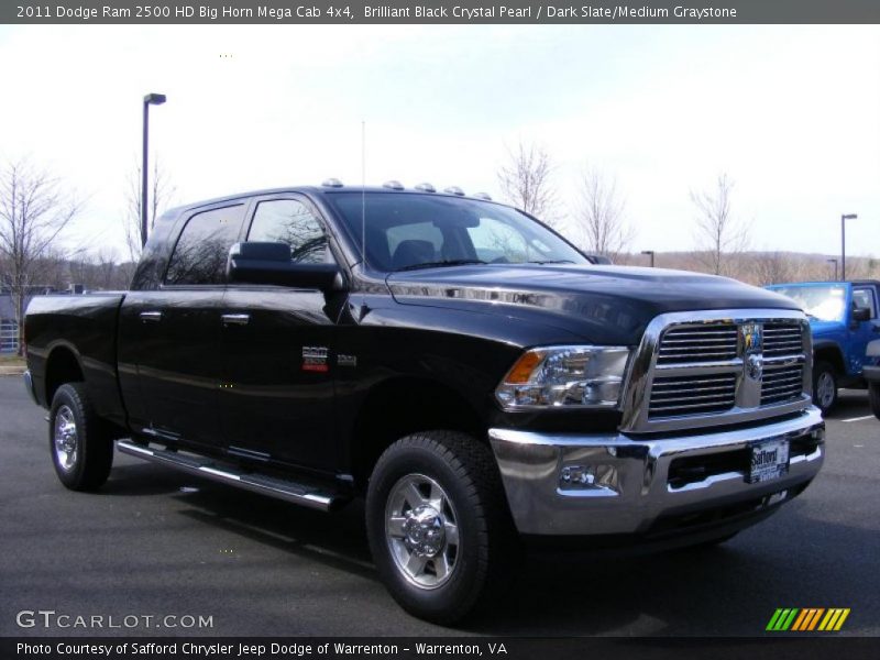 Front 3/4 View of 2011 Ram 2500 HD Big Horn Mega Cab 4x4