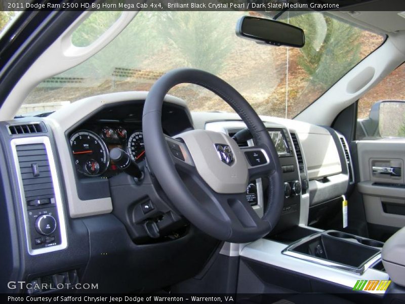  2011 Ram 2500 HD Big Horn Mega Cab 4x4 Steering Wheel