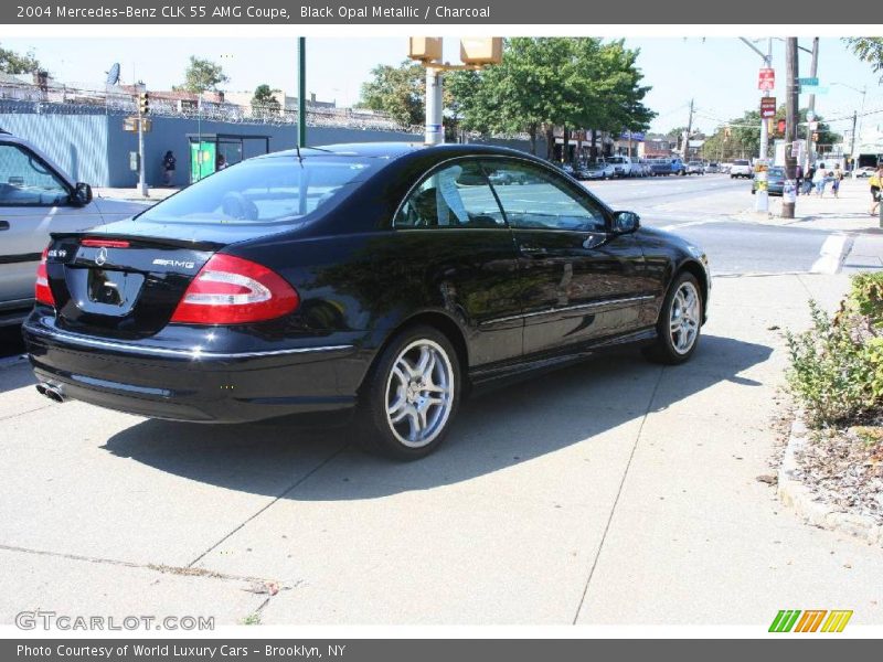 Black Opal Metallic / Charcoal 2004 Mercedes-Benz CLK 55 AMG Coupe