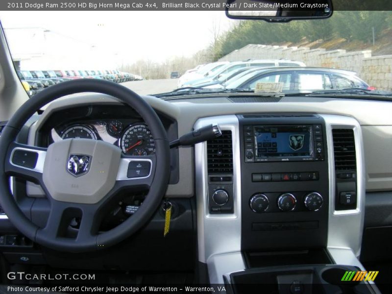 Dashboard of 2011 Ram 2500 HD Big Horn Mega Cab 4x4