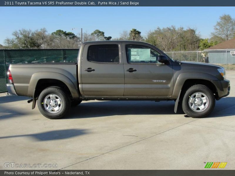 Pyrite Mica / Sand Beige 2011 Toyota Tacoma V6 SR5 PreRunner Double Cab