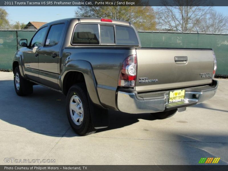 Pyrite Mica / Sand Beige 2011 Toyota Tacoma V6 SR5 PreRunner Double Cab