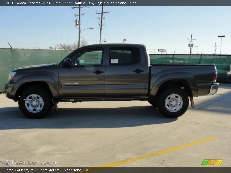 Pyrite Mica / Sand Beige 2011 Toyota Tacoma V6 SR5 PreRunner Double Cab