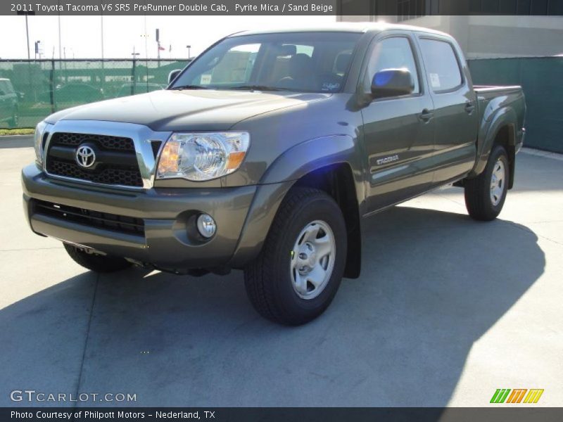 Front 3/4 View of 2011 Tacoma V6 SR5 PreRunner Double Cab