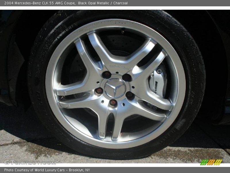 Black Opal Metallic / Charcoal 2004 Mercedes-Benz CLK 55 AMG Coupe