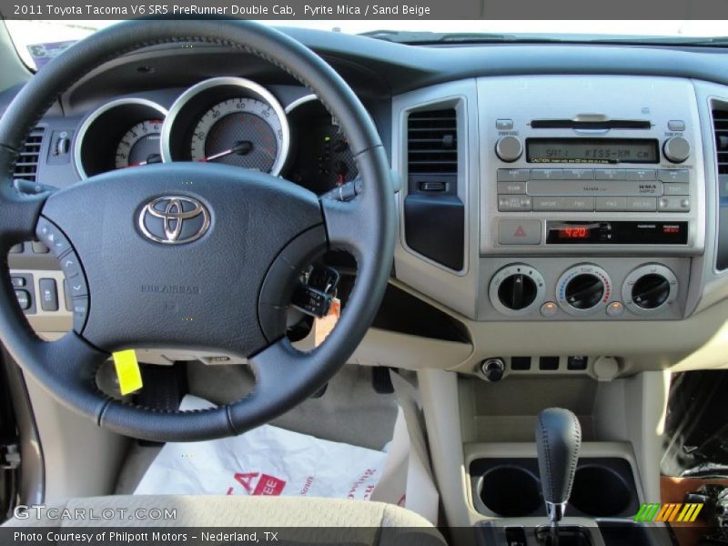 Pyrite Mica / Sand Beige 2011 Toyota Tacoma V6 SR5 PreRunner Double Cab