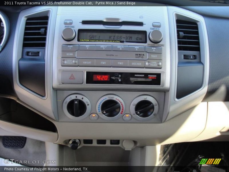 Controls of 2011 Tacoma V6 SR5 PreRunner Double Cab
