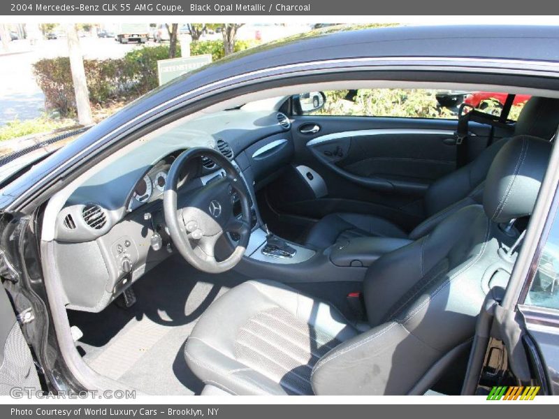 Black Opal Metallic / Charcoal 2004 Mercedes-Benz CLK 55 AMG Coupe