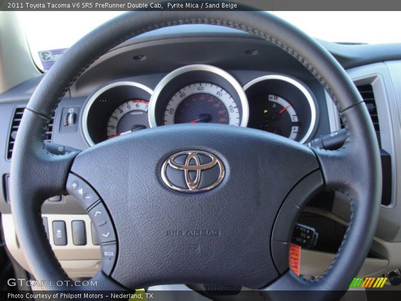 Pyrite Mica / Sand Beige 2011 Toyota Tacoma V6 SR5 PreRunner Double Cab