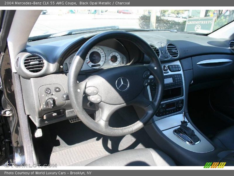 Black Opal Metallic / Charcoal 2004 Mercedes-Benz CLK 55 AMG Coupe
