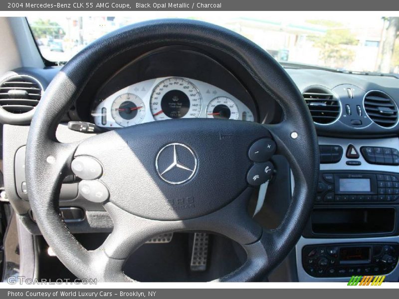 Black Opal Metallic / Charcoal 2004 Mercedes-Benz CLK 55 AMG Coupe