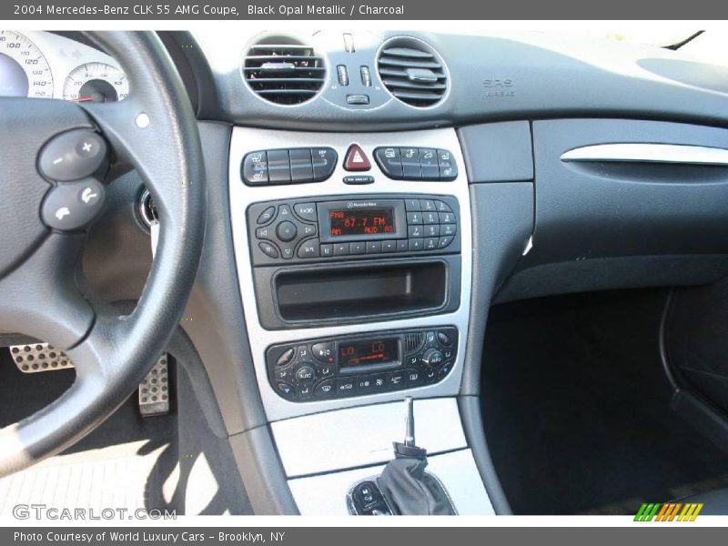 Black Opal Metallic / Charcoal 2004 Mercedes-Benz CLK 55 AMG Coupe