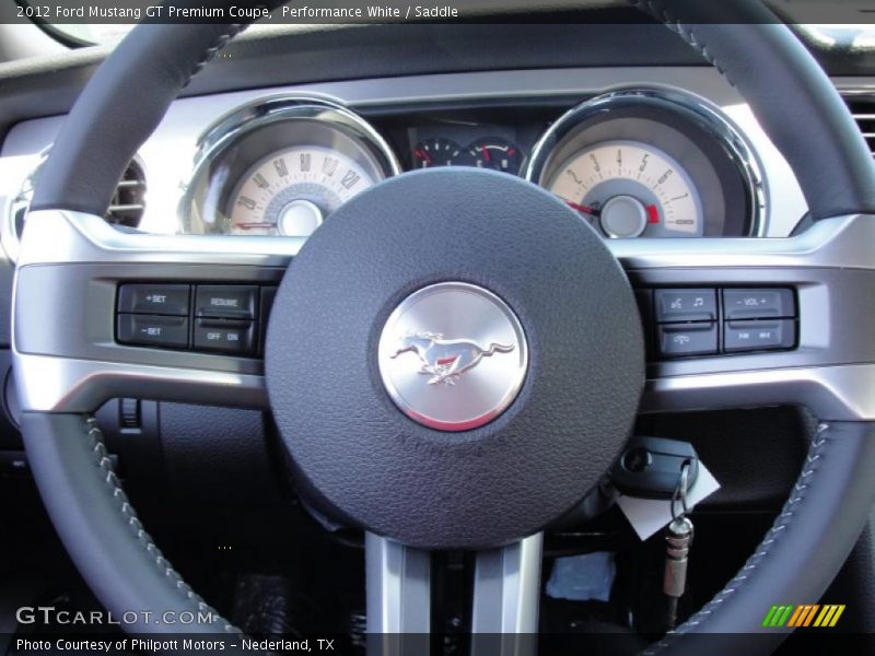 Controls of 2012 Mustang GT Premium Coupe