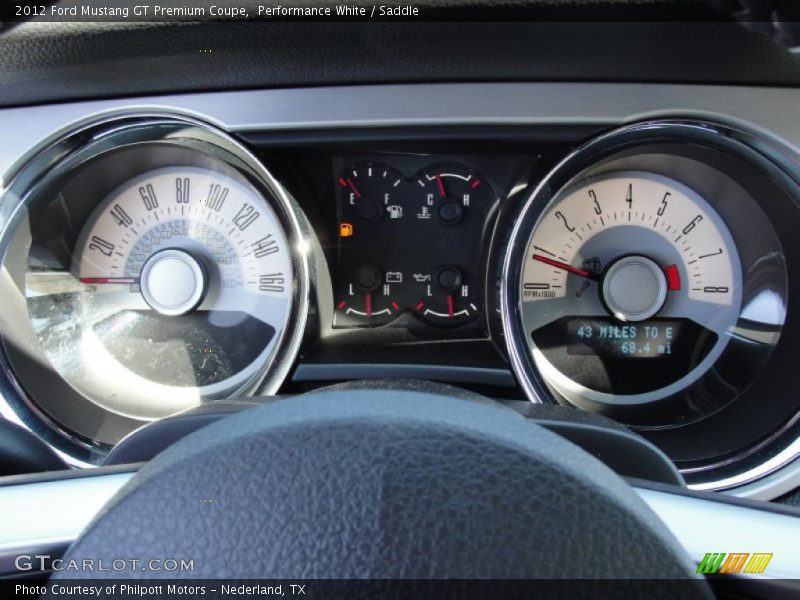  2012 Mustang GT Premium Coupe GT Premium Coupe Gauges