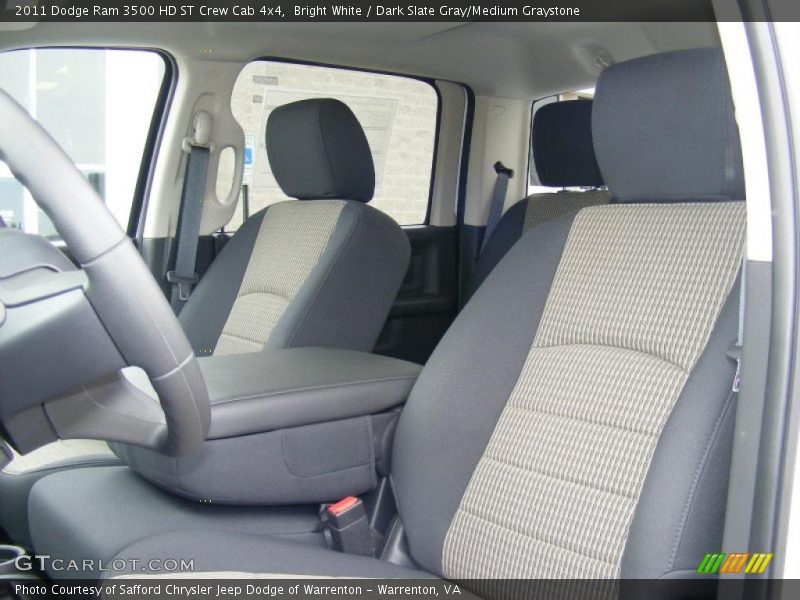  2011 Ram 3500 HD ST Crew Cab 4x4 Dark Slate Gray/Medium Graystone Interior