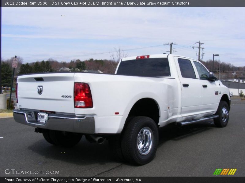  2011 Ram 3500 HD ST Crew Cab 4x4 Dually Bright White