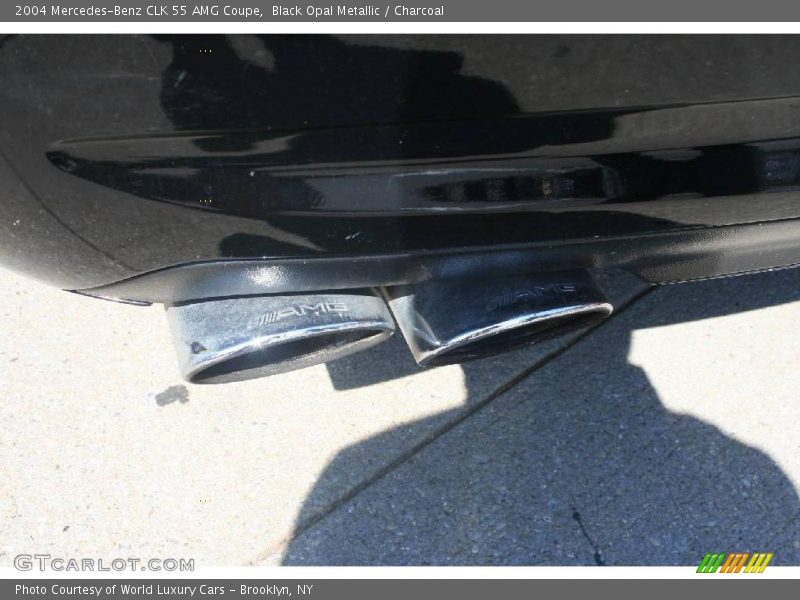 Black Opal Metallic / Charcoal 2004 Mercedes-Benz CLK 55 AMG Coupe