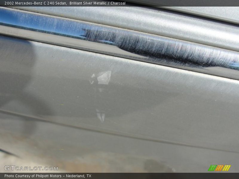 Brilliant Silver Metallic / Charcoal 2002 Mercedes-Benz C 240 Sedan