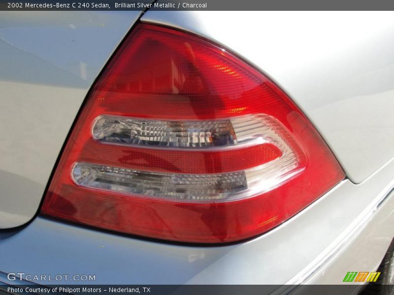 Brilliant Silver Metallic / Charcoal 2002 Mercedes-Benz C 240 Sedan