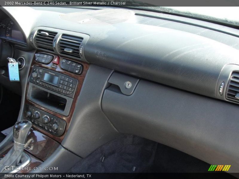 Brilliant Silver Metallic / Charcoal 2002 Mercedes-Benz C 240 Sedan