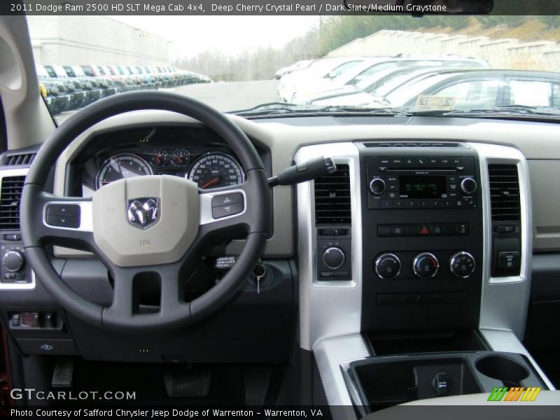 Dashboard of 2011 Ram 2500 HD SLT Mega Cab 4x4