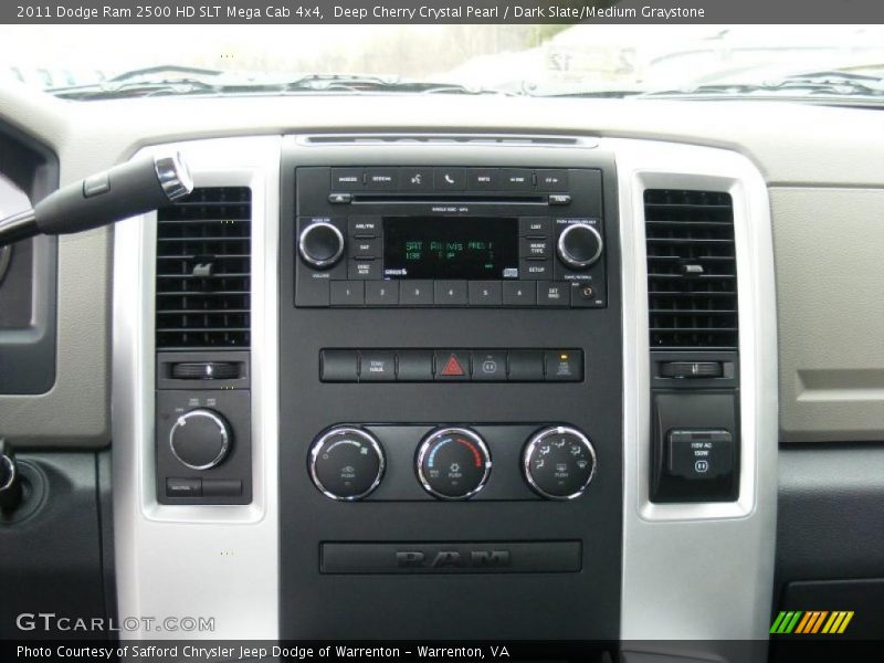 Controls of 2011 Ram 2500 HD SLT Mega Cab 4x4