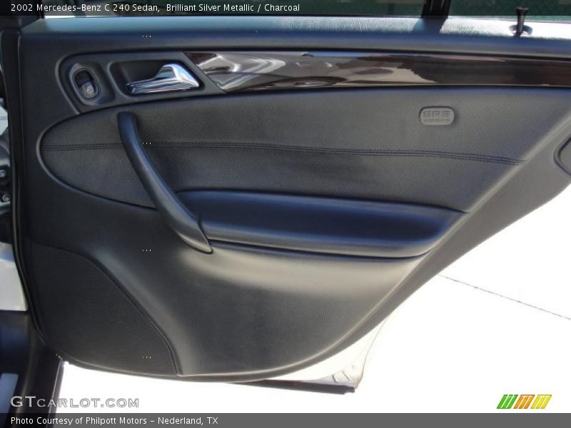 Brilliant Silver Metallic / Charcoal 2002 Mercedes-Benz C 240 Sedan