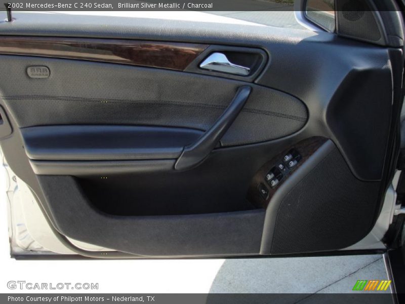Brilliant Silver Metallic / Charcoal 2002 Mercedes-Benz C 240 Sedan