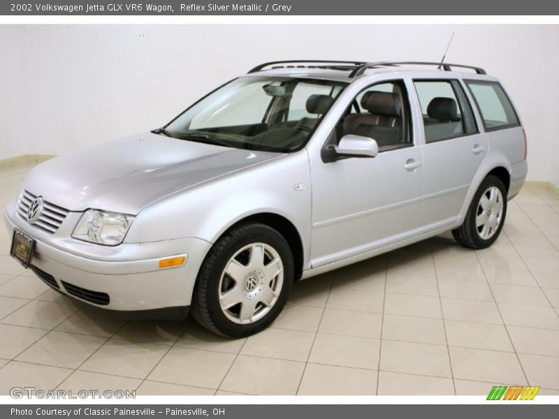 Reflex Silver Metallic / Grey 2002 Volkswagen Jetta GLX VR6 Wagon