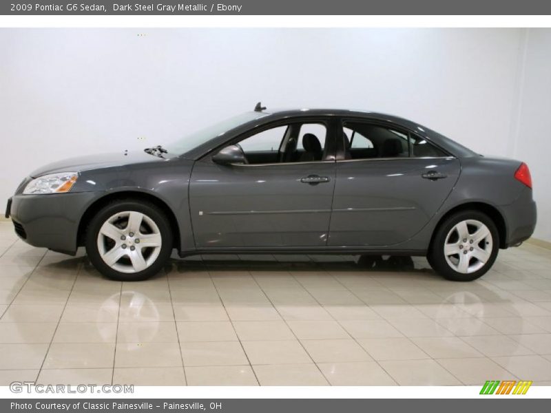 Dark Steel Gray Metallic / Ebony 2009 Pontiac G6 Sedan