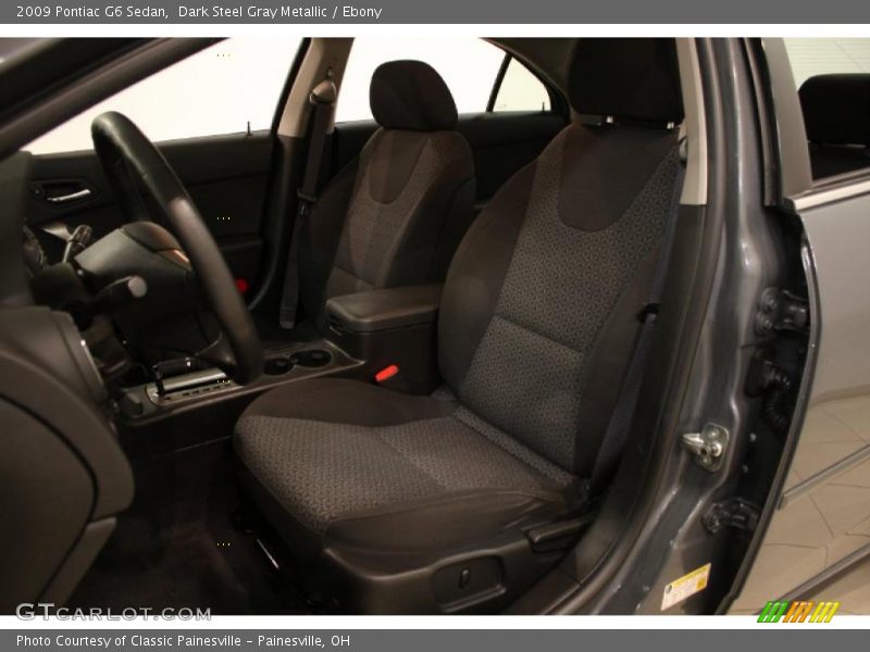 Dark Steel Gray Metallic / Ebony 2009 Pontiac G6 Sedan