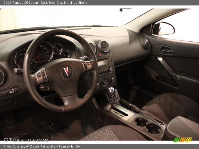 Dark Steel Gray Metallic / Ebony 2009 Pontiac G6 Sedan