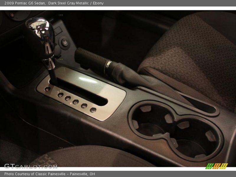 Dark Steel Gray Metallic / Ebony 2009 Pontiac G6 Sedan